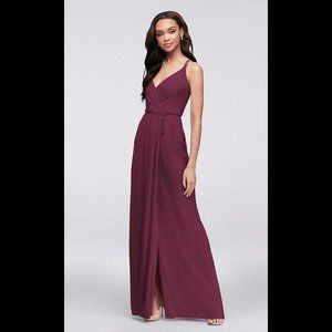 David's Bridal Wrap Dress